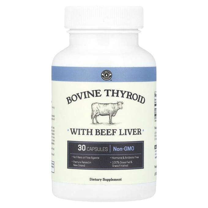 Rundschildklier met Rundvleeslever, 30 Capsules