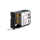 DYMO 1868756 XTL tape vinyl rood op wit 12mm (origineel)