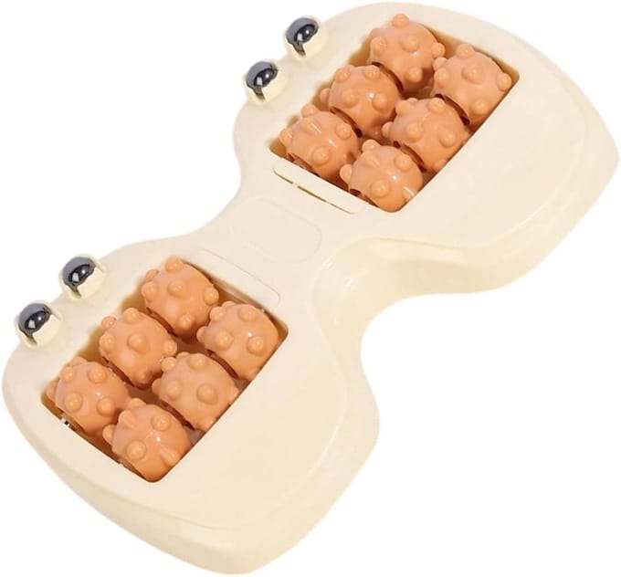 Voetmassage Roller - Voetontspanning Hulpmiddel - Spierherstel - Ergonomisch Dubbel Ontwerp - 29 x 15 x 4 cm - Niet gespecificeerd