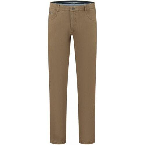 Com4 Broek Fine Structure Swing Front Beige / male