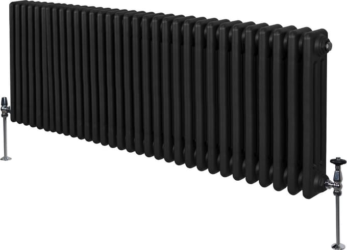 Traditionele 3 kolom radiator - zwart - 600x1462mm - 7699 btu