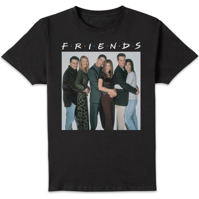 Friends Group Shot t-shirt - Zwart - L