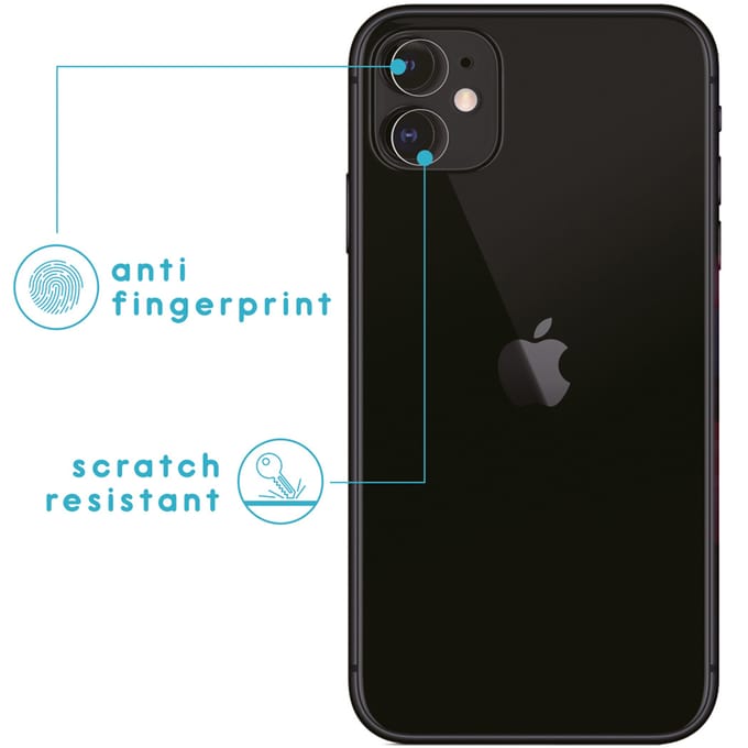 imoshion Camera Lens Protector - Geschikt geschikt voor Apple iPhone 11 - 2 Pack