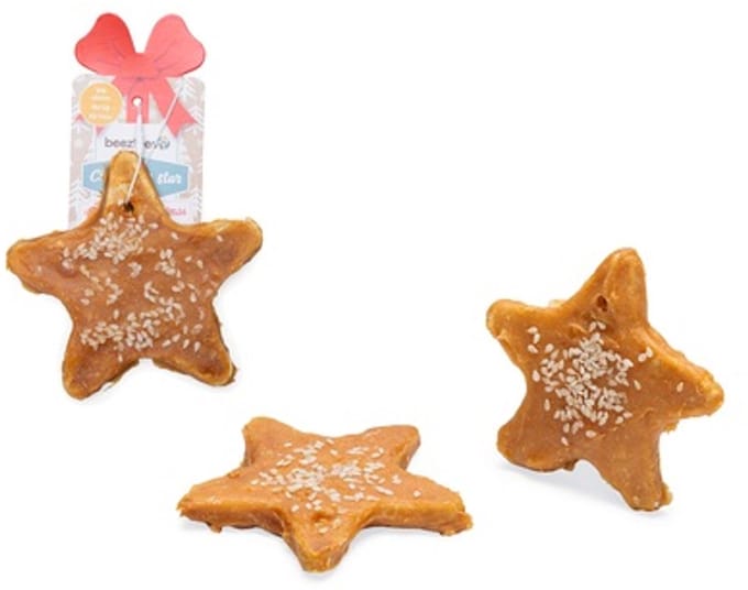 Beeztees Kerstster - Hondensnack -9 cm