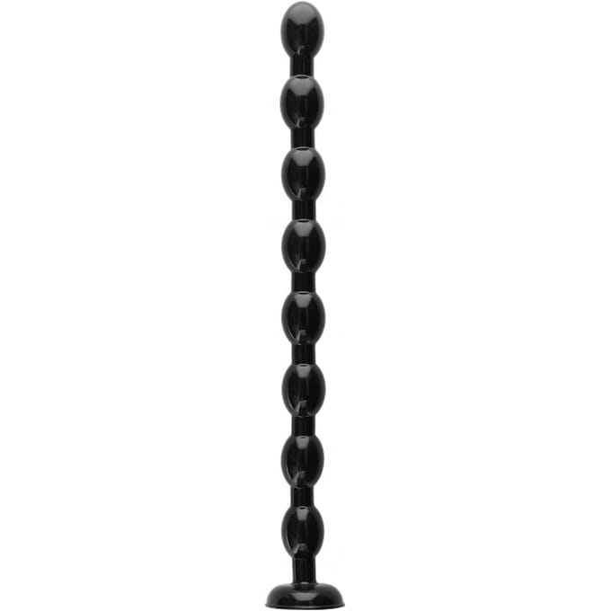 Ass Snake Beaded Dildo - 50 cm - Black