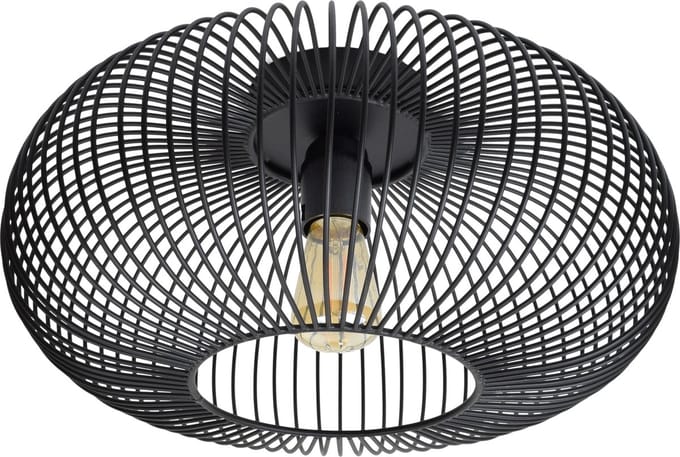 Urban Interiors Meya Plafondlamp Small – Metaal – Zwart – Ø35