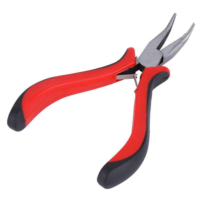 Professionele Hairextension Tang Micro Ring Tang Tool Salon Beauty Haarstyling Tool red