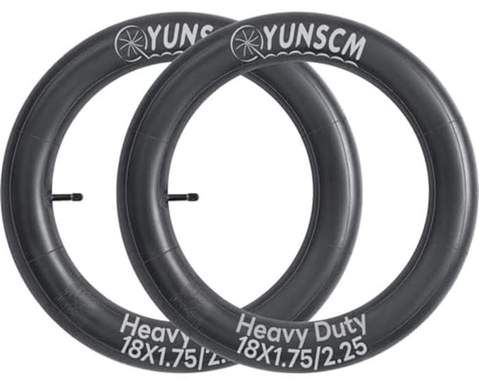 Verdikte Binnenband 18 inch voor Fiets - 45/57-355 2Pcs AV32mm Ventil