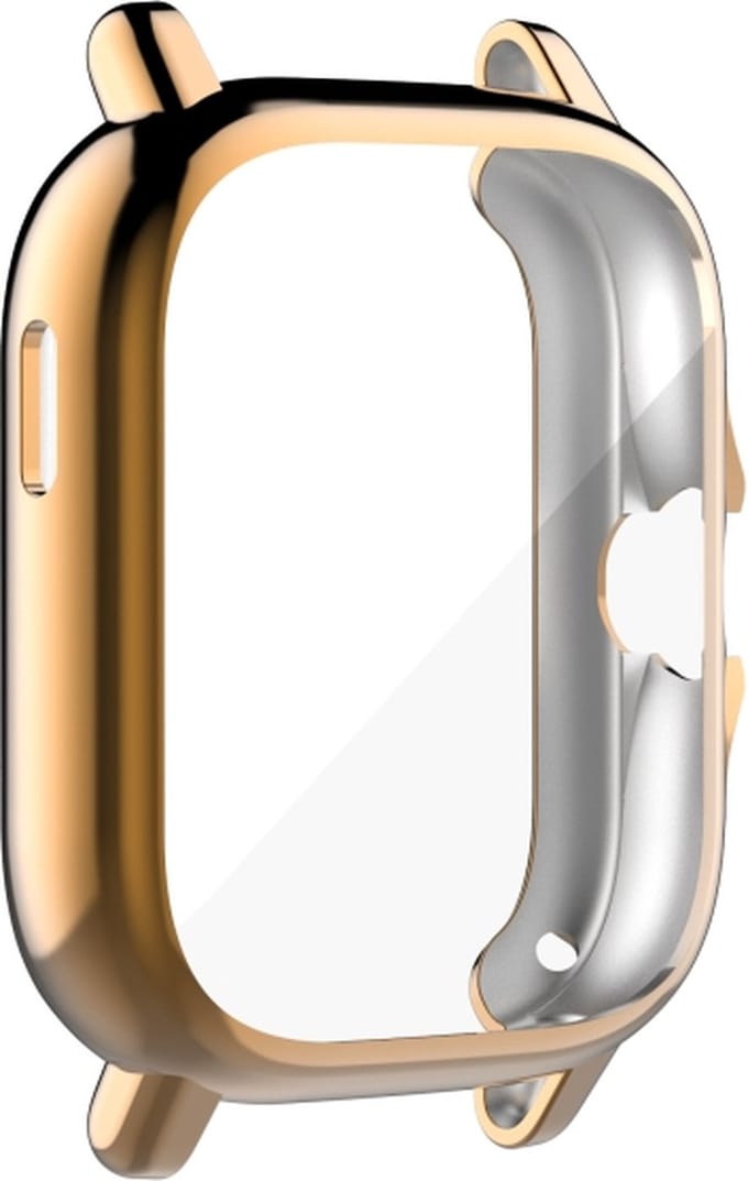 Screenprotector watch case - hoesje - geschikt voor Amazfit GTS 2 - rosegoud