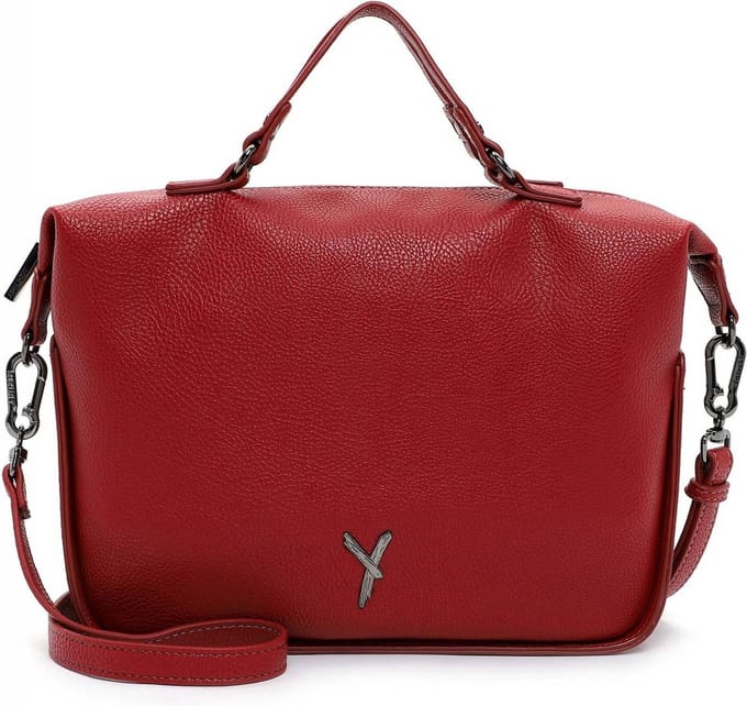 SURI FREY Schoudertas Gitty Bowlingbag Darkred Donkerrood
