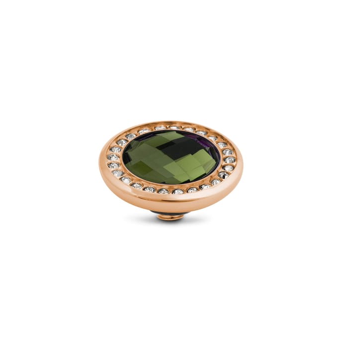 Melano Vivid Crystal CZ Steentje Olive Rosé