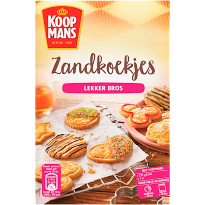Zandkoekjes bakmix