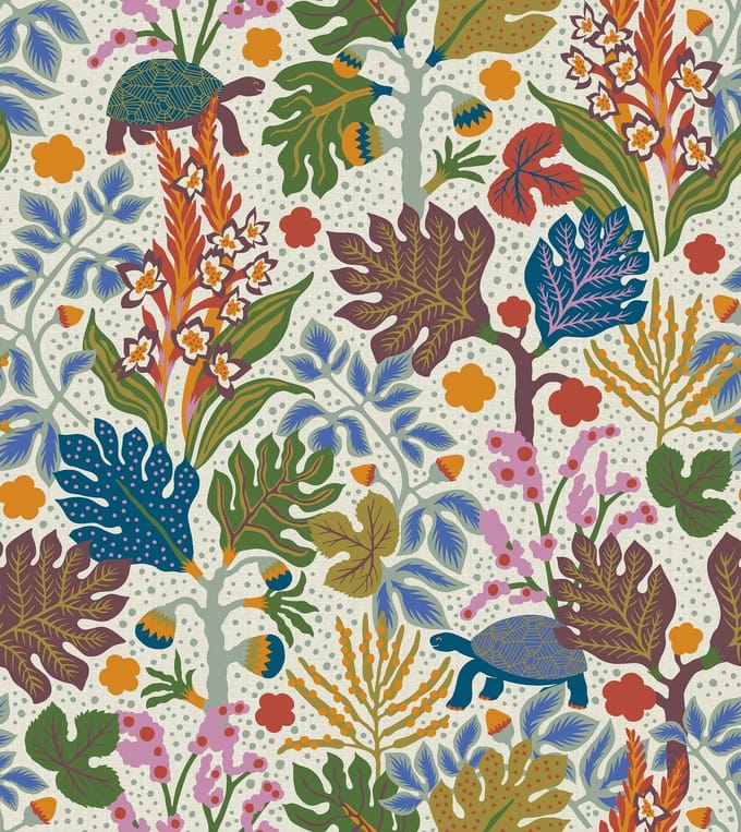 Boråstapeter Vliesbehang 2092 - Swedish Designers - Botanisch Wit - 49cm x 10.05m