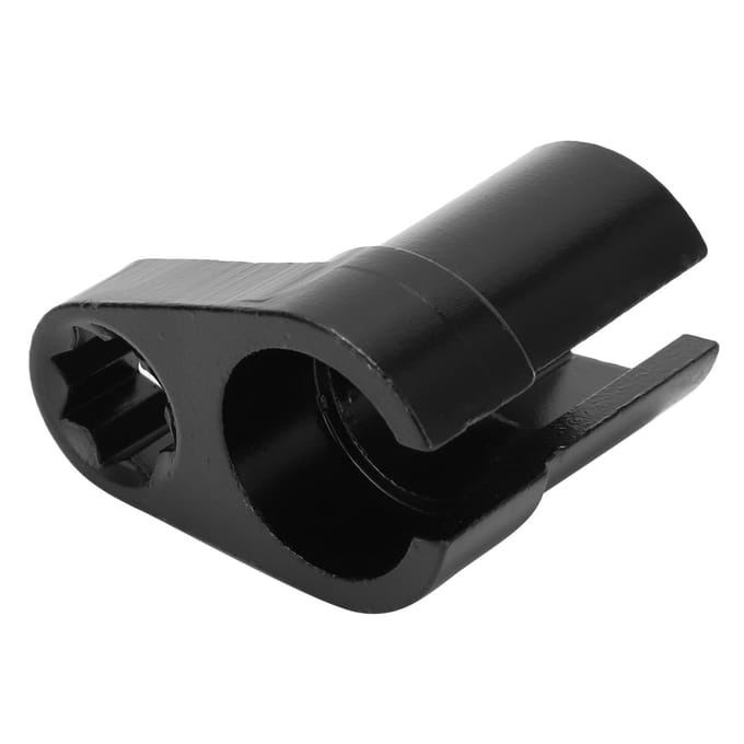 Verzette zuurstofsensorsleutel 22mm 8?Punt Chroom Vanadium Staal Autoreparatiegereedschap gray