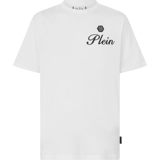 Round Neck T-Shirt Embossed Signature