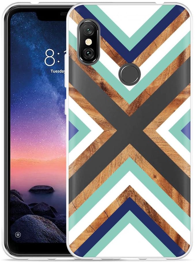 Xiaomi Redmi Note 6 Pro Hoesje Wood Art