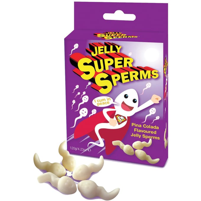 Jelly Super Sperms Pina Colada-smaak - Sperma Snoepjes