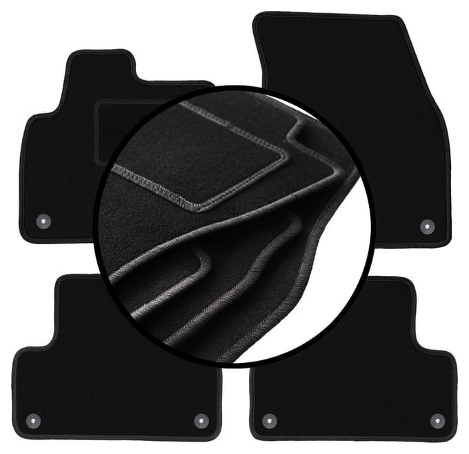 Complete set veloursmatten voor: Range Rover Evoque SUV (2011-2018)