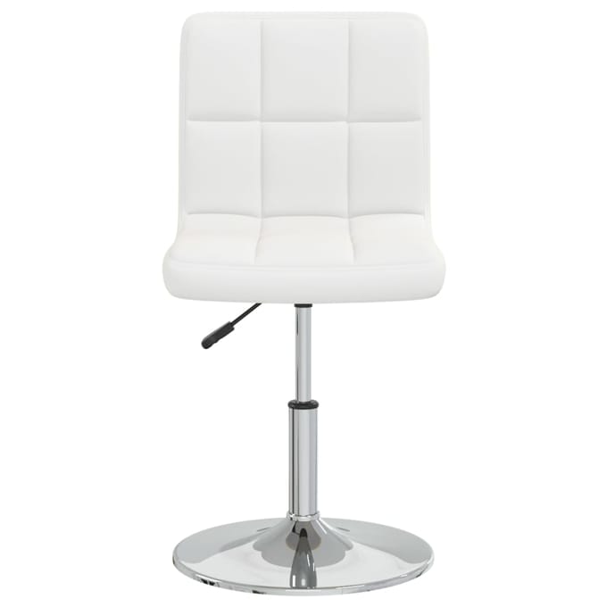 vidaXL - Barkruk - kunstleer - wit