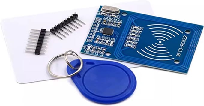 RFID RC522 NFC Module – 13.56 MHz Kaartlezer & Schrijver – Compatibel met Arduino & Raspberry Pi - Inclusief kaarten en tags