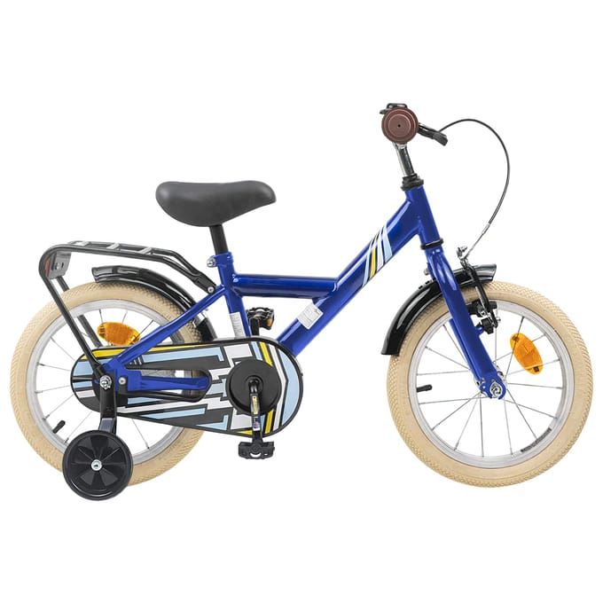 vidaXL - Kinderfiets - 12 - Inch - voor - 2-4 - jaar - oud - Donkerblauw