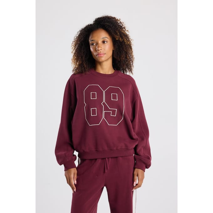 America Today Sabijn Bordeaux Maat: S | Sweaters Outlet | Dames | Bordeaux