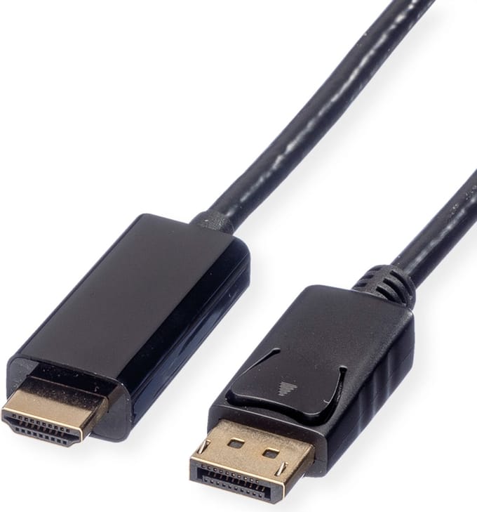 ROLINE DisplayPort Kabel DP - UHDTV, M/M, zwart, 2 m