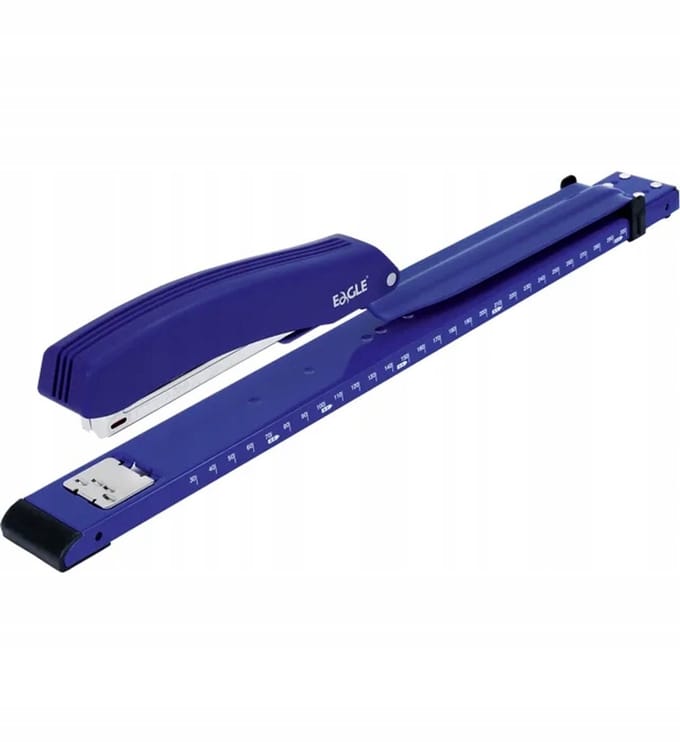 Eagle 950L nietmachine met lange arm, blauw, tot 10 vel