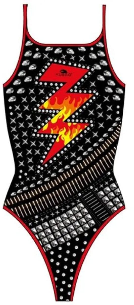 Turbo Heavy Rock Zwemkleding Zwart S Vrouw