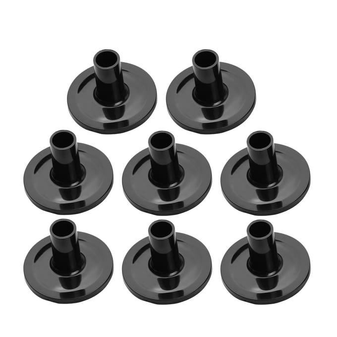 Drumbekkenhoezenset Drumaccessoire Vervanging Instrumentaccessoire Vervanging 8-delig zwart