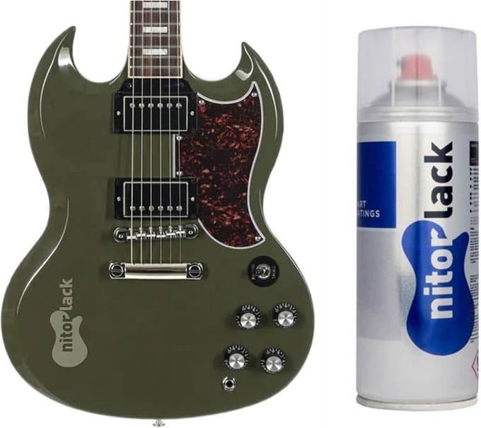 NitorLACK N250789160 Nitrocellulose Lak Olijfgroen 400ml Spuitbus