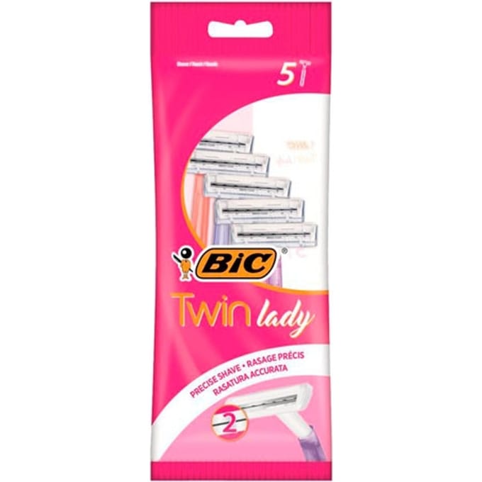 BIC Twin Lady - 5 stuks - Wegwerpscheermesjes