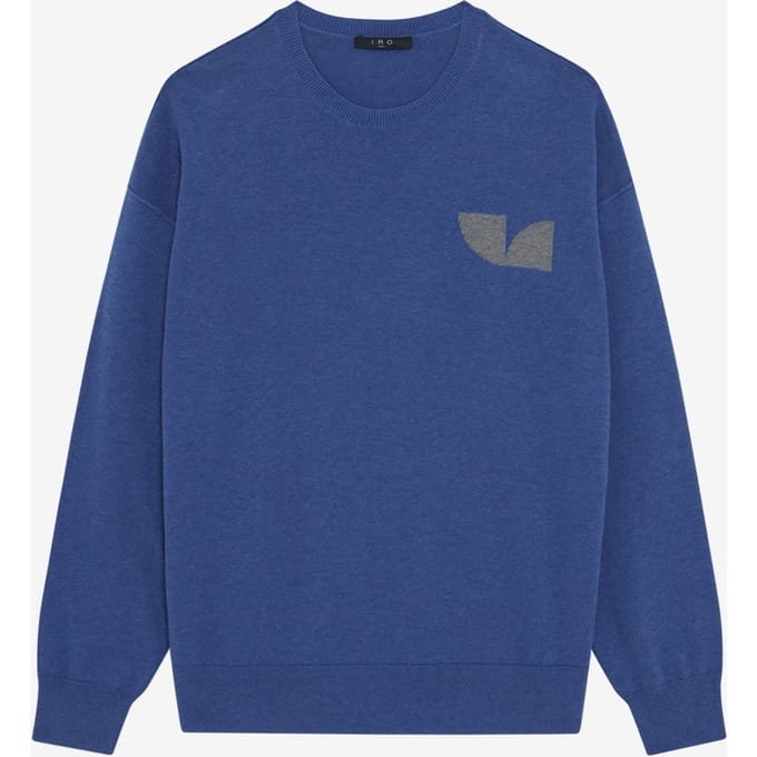 IRO Paris Galo Pullover Denim Blue Taglia: M | Maglioni a maglia Outlet | Uomo | Blu