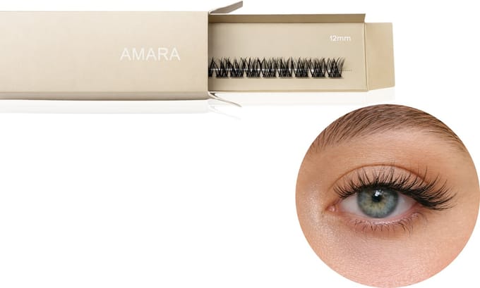 Lashnovo Fast Lashes - Amara 12mm - Diy Cluster Lashes - Wimperextensions - Nepwimpers - Wimpers
