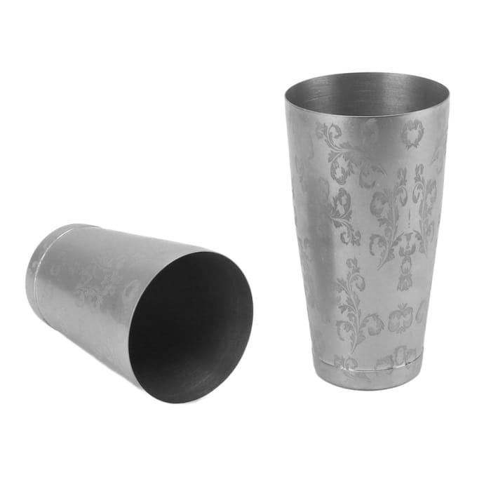 Cocktailshaker RVS Bar Bartender Boston Shaker Set Drank Mixen Schudbekers voor Thuis L gray