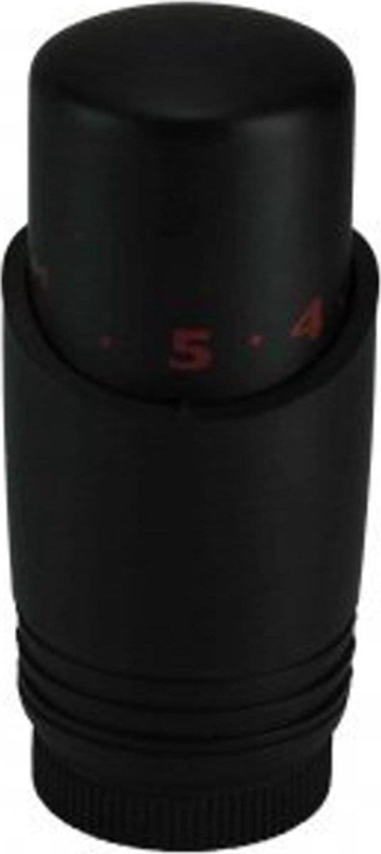 Riko luxe thermostaatknop M-30 mat zwart