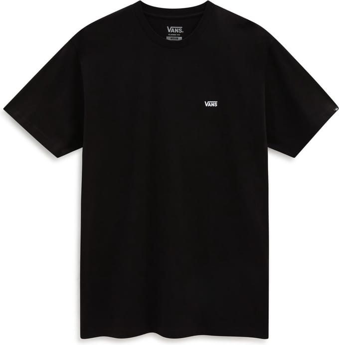 Vans Left Chest Logo Tee Heren T-shirt - Black/White - Maat XS