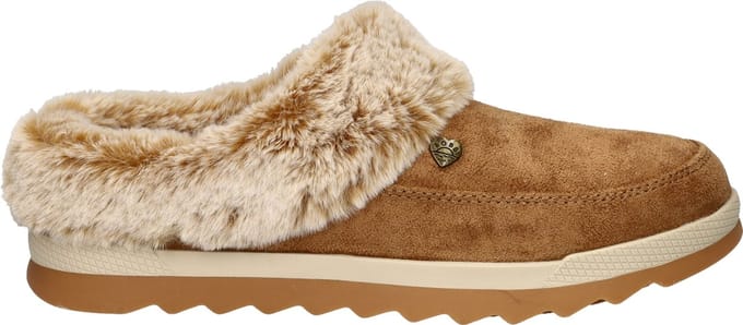 Bob's Skechers Cozy Chill dames pantoffels - Cognac - Maat 41