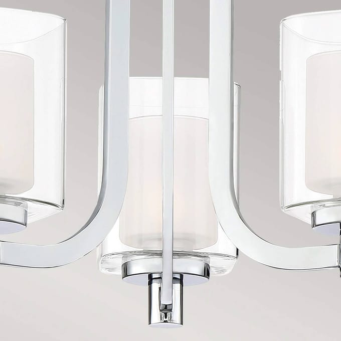 Quoizel LED Badkamerarmatuur Kolt | 3W 3000K 900Lm 830 | IP44 | Polished Chrome
