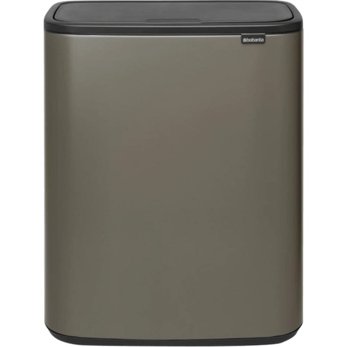 Brabantia Bo Touch Bin Prullenbak - 60 liter - 1 vak - Platinum