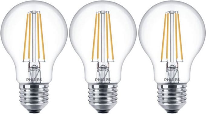 Philips Core Pro LED 7Watt (60w) E27 Helder LED Bulb Standaardlamp 806 lumen - 3 STUK(S)