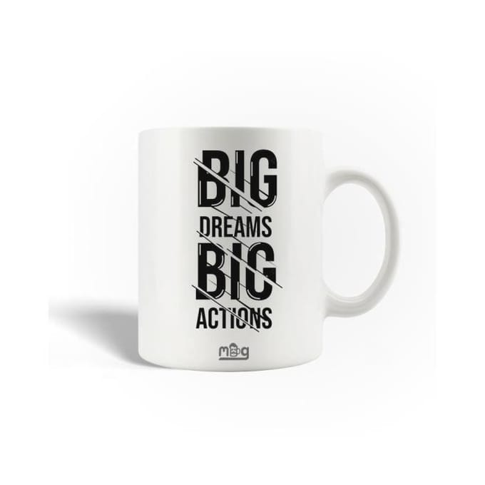Mug en Céramique Big Dreams Big Actions