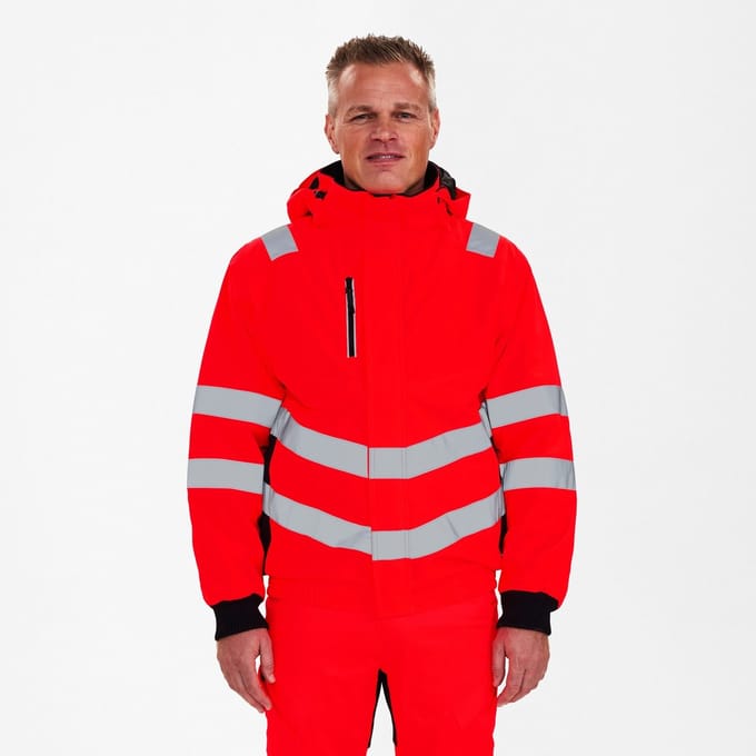 Engel Safety pilot jack 1246-930 - Hi-vis Red / Black - S