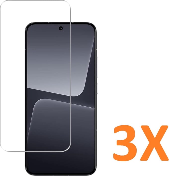 Screenprotector Glas - Tempered Glass Screen Protector Geschikt voor: Xiaomi 13 - 3x