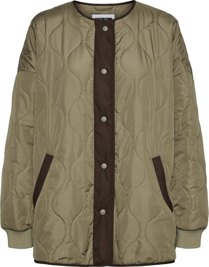 NOISY MAY NMFELINE L/S QUILTED JACKET Dames - Maat XS