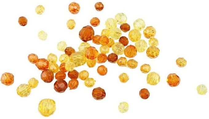 Creotime Facetkralen Mix Geel 45 G