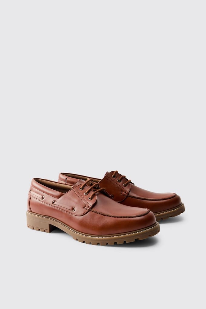 Pu Bootschoen | Tan | Size 41