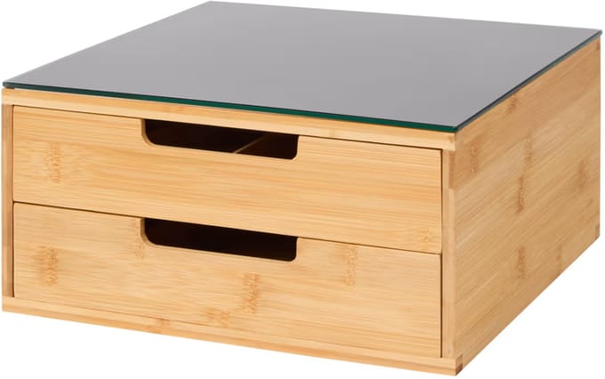 Dubbele Opberg box 30 x 30 x 14,5 cm