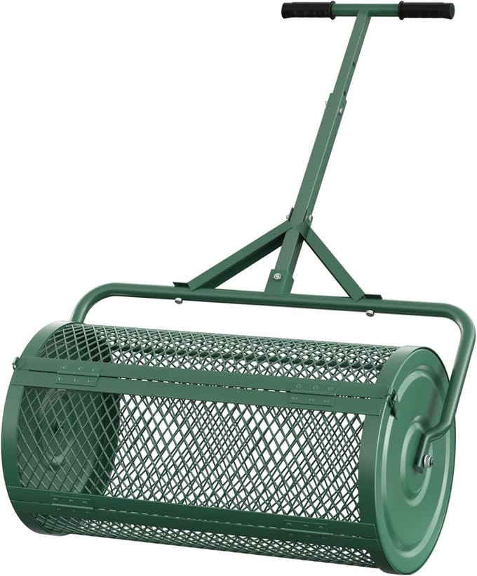 Compoststrooier 75 liter voor gazon en tuinverzorging