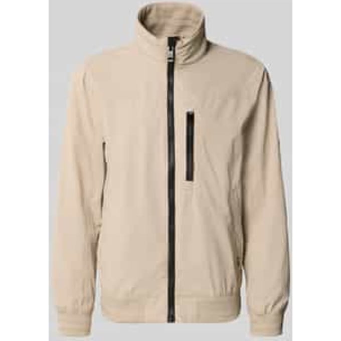 comfort fit blouson met geribde rompzoom